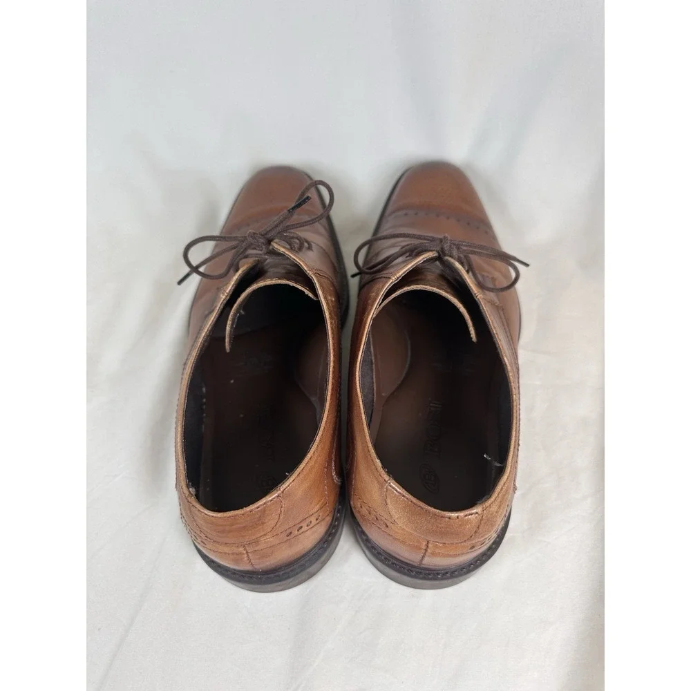 BOSI Giovaneli-H Men's Brown Leather Oxford Dress Shoes Size 41 (US 8)  Columbia